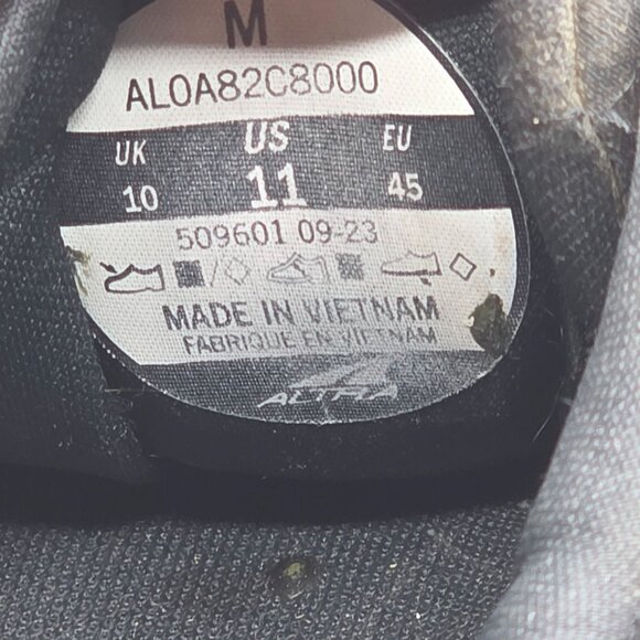 Altra Experience Flow Mens Size 11 Black Athletic Shoes Running Walking Outdoors - Picture 7 of 13